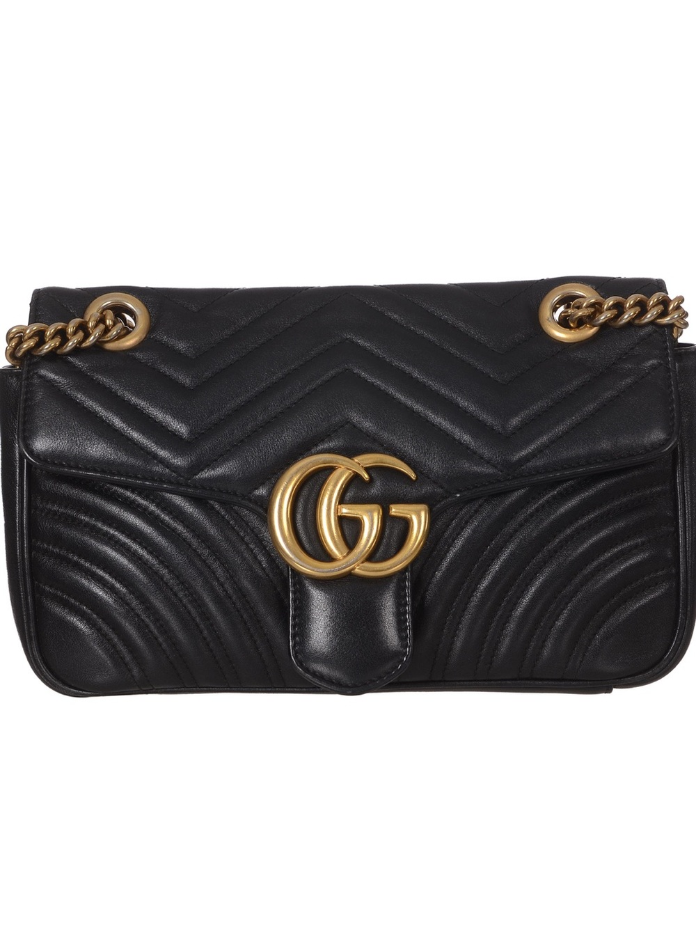 ♥️Gucci GG Marmont Quilted Leather Shoulder Bag in Black♥️